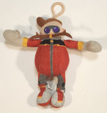 Sega Sonic Prime Sonic The Hedgehog Doctor Eggman 7" Stuffed Plush Toy Clip On