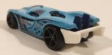 2014 Hot Wheels HW City: Future Fleet Prototype H-24 Sky Blue Die Cast Toy Car Vehicle