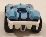 2014 Hot Wheels HW City: Future Fleet Prototype H-24 Sky Blue Die Cast Toy Car Vehicle