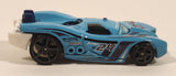 2014 Hot Wheels HW City: Future Fleet Prototype H-24 Sky Blue Die Cast Toy Car Vehicle