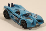 2014 Hot Wheels HW City: Future Fleet Prototype H-24 Sky Blue Die Cast Toy Car Vehicle