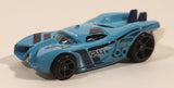 2014 Hot Wheels HW City: Future Fleet Prototype H-24 Sky Blue Die Cast Toy Car Vehicle
