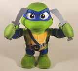2023 Mattel TMNT Teenage Mutant Ninja Turtles Mutant Mayhem Leonardo Talking Moving 10 1/2" Tall Toy Figure
