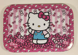 2024 Sanrio Hello Kitty 9 1/4" x 13 1/2" Tin Metal Beverage Serving Tray