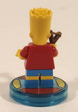 2015 Lego Dimensions The Simpsons Bart Simpson Figure on Base with Slingshot 71211