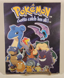 Scorpio Posters Nintendo Pokemon Gotta catch 'em all! Mixed Characters 7 3/4" x 9 3/4" Hardboard Wood Wall Plaque Poster