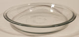 Vintage 75 qt .75L Pie Plate 9" Clear Glass Dish 14 Made in USA