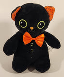 Dollarama Black Halloween Cat 6 1/2" Stuffed Plush Toy