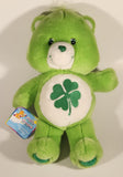 2022 Care Bears Good Luck Bear Green 13" Stuffed Plush Toy with Tag
