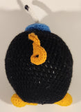Nintendo Super Mario Bob-omb Handmade 9" Crocheted Stuffed Plush Toy