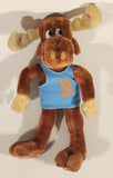 1985 Mighty Star Rocky and Bullwinkle 12" Stuffed Plush Toy with Suction Cups