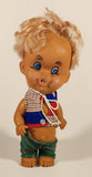 Vintage Boy with Pants Half Down 9 1/2" Rubber Toy Doll