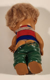 Vintage Boy with Pants Half Down 9 1/2" Rubber Toy Doll