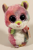 2019 TY Beanie Boos Rodney The Hamster Rainbow 6" Stuffed Plush Toy with Tag