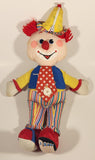 1984 Fisher Price Learn To Dress Clown 16" Stuffed Plush Toy