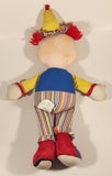 1984 Fisher Price Learn To Dress Clown 16" Stuffed Plush Toy