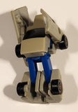 Vintage 1988 Hasbro Takara Transformers G1 Micromasters Autobots Swindler Delorean Grey Plastic Toy Car Figure