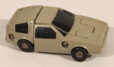 Vintage 1988 Hasbro Takara Transformers G1 Micromasters Autobots Swindler Delorean Grey Plastic Toy Car Figure