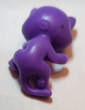 Twozies Purple Mittens Cat 1 1/4" Plastic Toy Figure