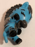 Spin Master Hatchimals Colleggtibles Giggle Grove Giggling Zebra Blue 1 1/4" Plastic Toy Figure