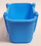 2015 McDonald's Moose Shopkins Shopping Basket Blue Plastic Toy