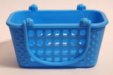 2015 McDonald's Moose Shopkins Shopping Basket Blue Plastic Toy