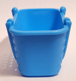 2015 McDonald's Moose Shopkins Shopping Basket Blue Plastic Toy