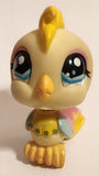 2010 Hasbro LPS Littlest Pet Shop Pets In The Jungle Cockatoo Yellow 1 7/8" Plastic Toy Figure #1452