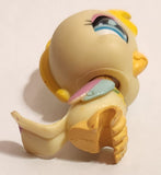 2010 Hasbro LPS Littlest Pet Shop Pets In The Jungle Cockatoo Yellow 1 7/8" Plastic Toy Figure #1452