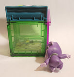 2014 Hasbro LPS Littlest Pet Shop Sunshine Sweetness Monkey Purple 2 1/8" Plastic Toy Figure #3821 with Accessories and Building Block