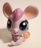 Hasbro LPS Littlest Pet Shop Fiona Gloucester Mouse Pink 2 1/8" Plastic Toy Figure #3949