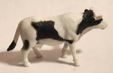 Black and White Dairy Cow 2 1/2" PVC Toy Farm Animal Figure