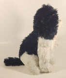 Black and White Cat with Pink Bow 12" Stuffed Plush Toy