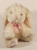 Russ Berrie & Co Hopscotch Cream Bunny Rabbit 9" Stuffed Plush Toy
