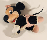 1984 Disneyland Walt Disney World Crawling Baby Minnie Mouse 9 1/2" Stuffed Plush Toy