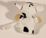 Ganz Farm Finger Puppet Cow 3" Stuffed Plush Toy