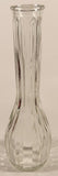 Vintage Hoosier 4034 Ribbed 9" Clear Glass Bud Vase