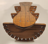 Vintage Schneider Enterprises Gifts Ltd Woodstock Ontario Canada Wood Souvenir Spoon Rack Wall Shelf