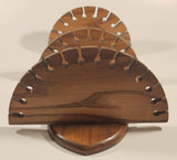 Vintage Schneider Enterprises Gifts Ltd Woodstock Ontario Canada Wood Souvenir Spoon Rack Wall Shelf