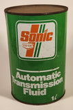 Vintage Co-op Sonic ATF Automatic Transmission Fluid 1L Metal Can Saskatoon, Saskatchewan FULL