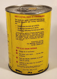 Vintage Yale Engineering Co. Chicago Engine Overhaul Liquid 32 Fl Oz. 1 Quart Yellow Metal Can FULL