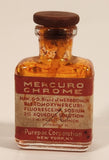 Antique Purepac Corporation New York, NY H. W. & D. Mercuro Chrome 2 1/8" Glass Bottle
