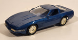 ERTL AMT 1991 Corvette ZR-1 Medium Quasar Blue 1/25 Scale Plastic Toy Car Vehicle with Box