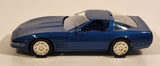 ERTL AMT 1991 Corvette ZR-1 Medium Quasar Blue 1/25 Scale Plastic Toy Car Vehicle with Box
