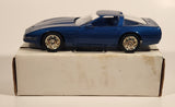 ERTL AMT 1991 Corvette ZR-1 Medium Quasar Blue 1/25 Scale Plastic Toy Car Vehicle with Box