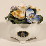 Aynsley February Crocus Hand Painted Fine Bone China Flowers Floral Bouquet Ornament