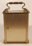 Vintage Germany Scholer 4 1/2" Brass Metal Carriage Clock