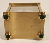 Vintage Germany Scholer 4 1/2" Brass Metal Carriage Clock