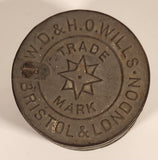 Antique W.D. & H.O. Wills Bristol & London Capstan Navy Cut Medium Tobacco Tin Metal Can