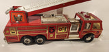 Vintage Tonka No. 5 Water Cannon Ladder Fire Truck Red 23" Long Pressed Steel Toy Car Vehicle with Working Ladder 33105 Made in USA